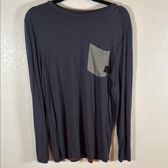 SAXX Slate Blue Sleepwalker LS Pocket Tee Size Medium - Picture 1 of 7